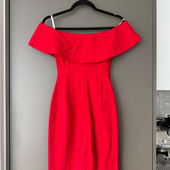 Aritzia Babaton Ruslan Dress in Red Size 0 - Picture 8 of 11